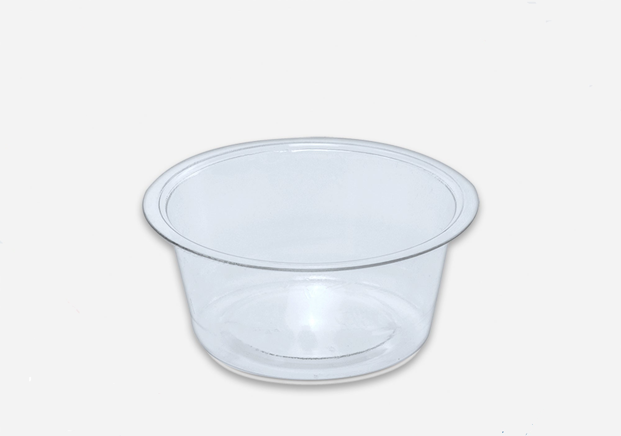 10 OZ  Plastic Container with Lid Round